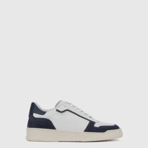 Casual^Aquatalia Cristo White denim combo