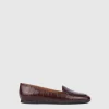 Flats & Sneakers^Aquatalia Judie Brown croc