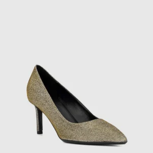 Heels^Aquatalia Melina Silver gold metallic
