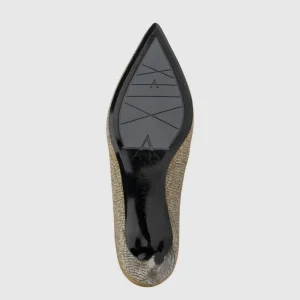 Heels^Aquatalia Melina Silver gold metallic