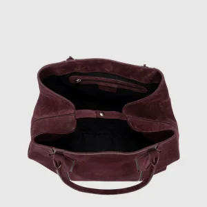 Handbags^Aquatalia Parma Carryall Wine